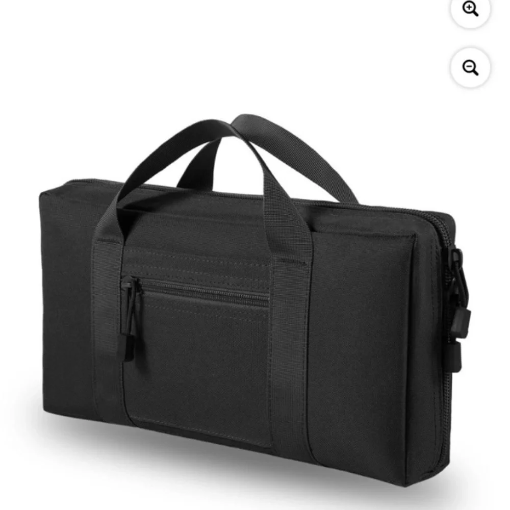 New! “HYOOG” Black  Men's Travel Bags. Set of Three Bags. Measure 13” x 7” x 3”